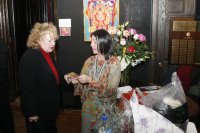 Ann Charles (UNCA) at NAC reception- encouraged me to have UN Press conference