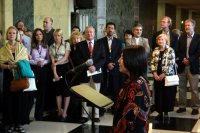 Speaking-at-reception-Secretariat-Lobby-United-Nations