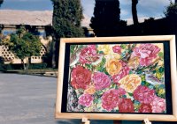 Hafez is the author of Rose and the Nightingale. painting:Roses and Nightingales